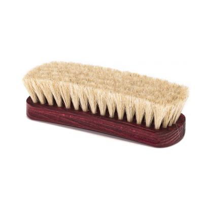 China 100% High Quality Wooden Horse Hair Shoe Brush with 17cm Handle Bristle, Wooden Shoe Brush for sale