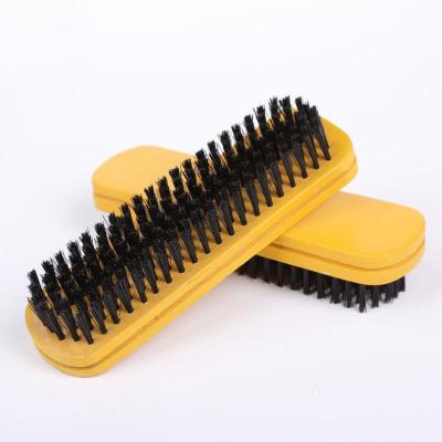 China Sustainable Wooden Black PP Shoe Brush, Easy To Use Tools For Cleaning Household Shoes, Wooden Shoe Brush for sale