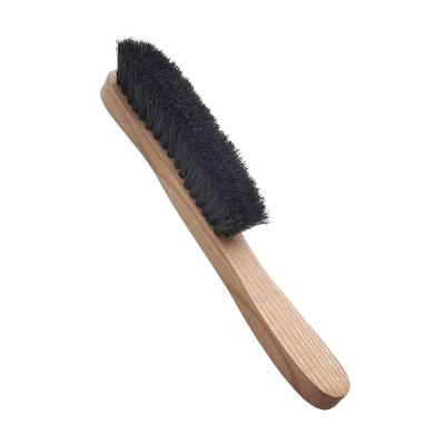 China Viable Black Wood Bristle Hat Brush Wood Bristle Brush, Beech Wood Hat Brush for sale