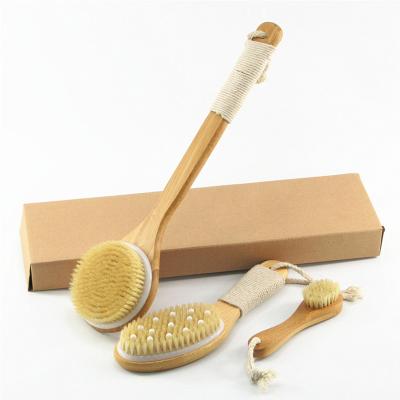 China Factory direct sales all natural bamboo bath brush, back rubbing massage brush, bath bamboo brush for sale