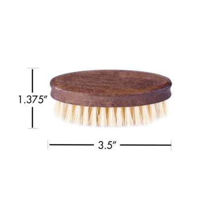 China Sustainable Brush Men's Walnut Beard Brush, Wooden Beard Brush for sale