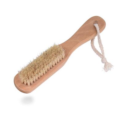 China Lotus Wooden Nail Brush Viable Nail Brush Long Handle Brush for sale