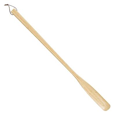 China WAMBOO Bamboo 55cm Shoe Horn With Laser Engraving Japanese Logo Shoe Horn for sale