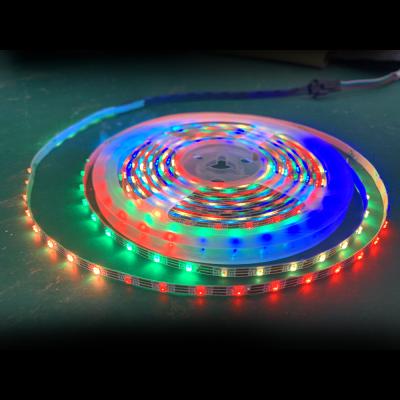 Cina Warehouse/hotel/office china factory 2020 4mm smart led light 90 pixel ws2812b led strip cable rgb accessible led strip light in vendita