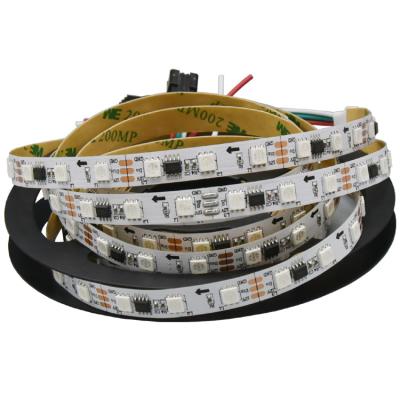 China Warehouse/hotel/office led 5050 smd 60leds outdoor light rgb led strip light 1812 waterproof led strip ws2812B 2811 with remote flexible strip light Te koop