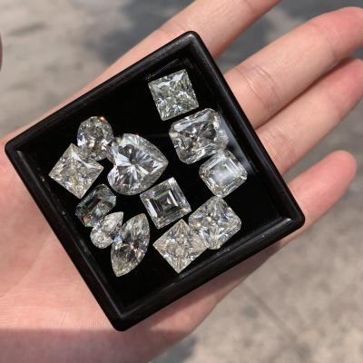 China Color Play or Fire Hot Sale Synthetic Moissanite Precious Diamond Stone Certified Loose Gemstones in Dubai for sale