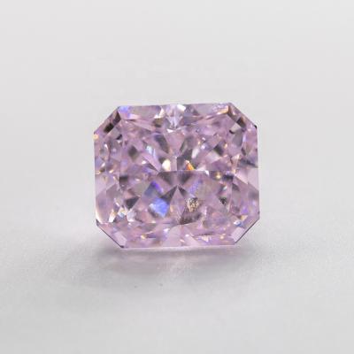 China Color Game Or Fire USA Pink CZ Diamond Octagon Shape Crushed Ice Simulate Diamond Loose Synthetic Cz Gemstone for sale