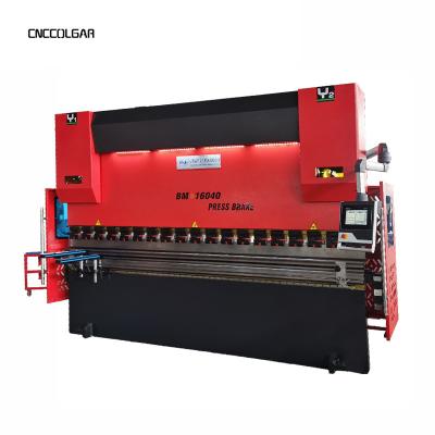 China Stainless Steel Iron Sheet CNC Colgar Hydraulic Press Brake Bending Machine And Press Brake With Back Gauge for sale