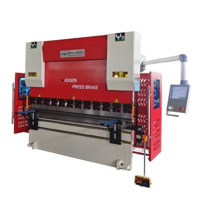 China Stainless Steel CNC Control System 100Ton CT12 3+1 SHAFT Automatic Metal Sheet Bending Machine for sale