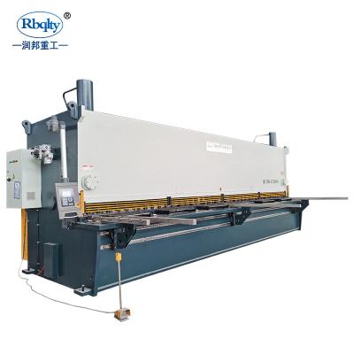 China Hotels CNC Hydraulic Guillotine Machine Cutting Strip Shearing Length 8m for sale