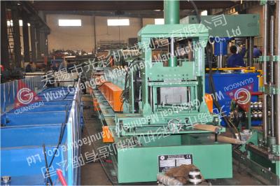 China PLC Control Cable Tray Roll Forming Machine Metal Cable Trunking Machinery for sale