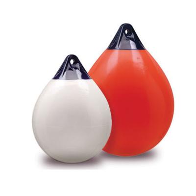 China Protect Shipboard A Series PVC Boat Fender Red Inflatable Marine Buoy UV Protective For Yacht Dock for sale