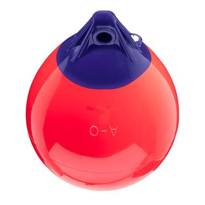 China A0 UV Proof 28cm Red Plastic Inflatable Boat Balloon Marine Buoy UV Resistant for sale