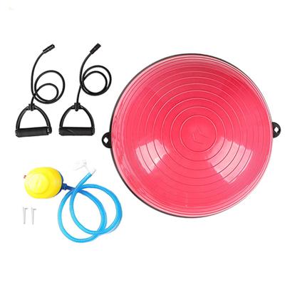 China Yoga Exercises Colorful Fitness Stability Yoga Balance Ball Explosion Proof Thickened Half Ball for sale