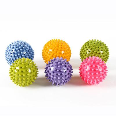 China Anti-burst Pilates Massage Ball PVC Foot Yoga Massage Roller Spike Relaxation Yoga Massager for sale