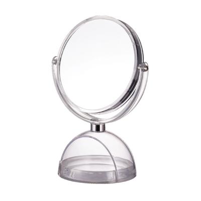 China Hot Selling Magnifying Makeup Dressing Table Double Sides Round Vanity Makeup Cosmetic Mirror for sale