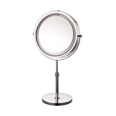 China Amazon Success Lighted Vanity Led Lighted Travel Makeup Mirror Desktop Magnified Make Up Mirror With Lights for sale