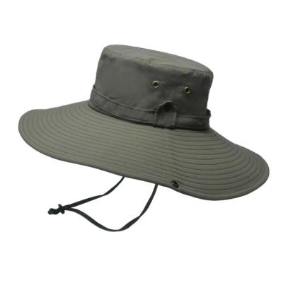 China Custom Wide Brim Bucket Sunshade/Waterproof Waterproof Fishing Sunscreen/Umbrella Hat for sale