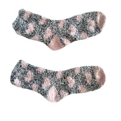 China Custom Nice Color Fashion Winter Warm Socks Breathable For Women for sale