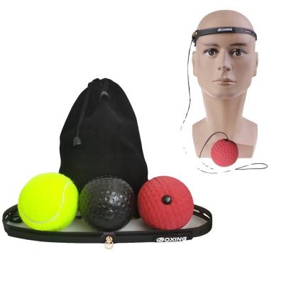 China Durable Wholesale Adjustable Training Headband Boxing Reflex Ball for sale