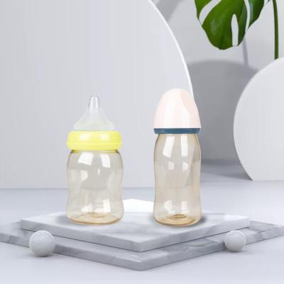 China BPA Free Customized Logo Baby Bottles Milk Feeder pp Plastic Infant Bottle Manufacturer Bpa Free Lfgb for sale