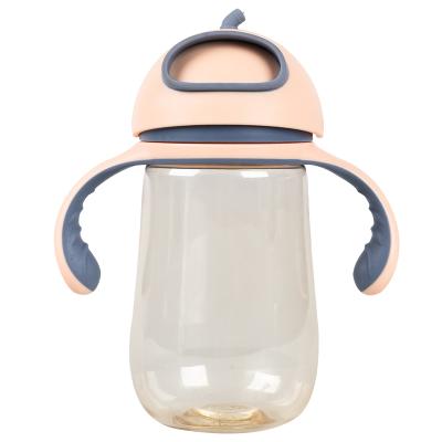 China BPA Free Custom Clear Price Good Travel Handled Organic PET Tritan Plastic Feeding Supplies Bpa Free PP Breast Feeding Bottle for sale