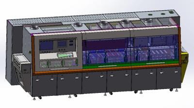 China Máquina de limpeza de fluxo de três fases Máquina de lavar de componentes duráveis e multifuncionais à venda