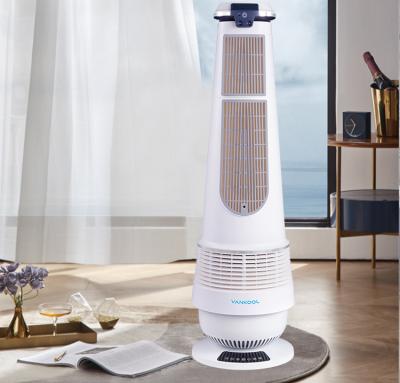 China Hotel Smart Humidifier Fans Floor Tower Bladeless Mist Fan for sale