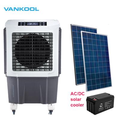 China AC/DC Outdoor Smart Solar Rechargeable Water Cooled Portable Air Conditioner DC Air Cooler Pakista with Evaporative Cooling for sale