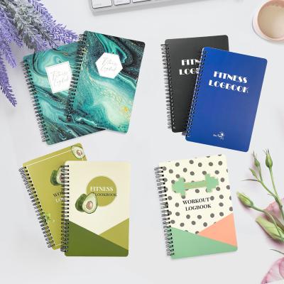 China Professional Wholesale Recycled Stationery Bullet Agenda Planner Notebook Spiral Binding A5 Fitness Journal for sale