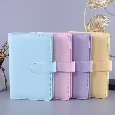 China Custom Printing Hardcover Wholesale Stationery Diary Organizer Diary A4 A5 A6 Agenda Binder Notebook With Pocket for sale