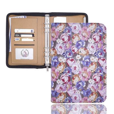 China LOOSE-LEAF Up-to-Date Buy Grows A5 A6 Daily Planner Agenda Diary Notepad Ring Binders Refill Zipper Notebook with Card Holder for sale