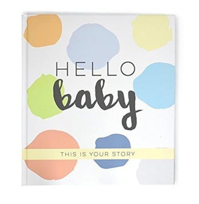 China Wholesale Custom Hardcover Amazon Diary Notebook Printing Baby's First Year Memory Book Baby Planner Diary for sale