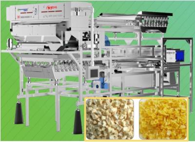 China Dehydrated Apple Color Sorter , 1.5 T/H Granules Sorting Machine for sale