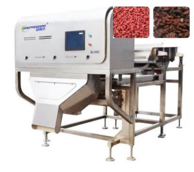 Chine Type à une seule couche caméra de ceinture de la trieuse 2.5Kw de fruit de HD MPA de 1 t/h 0.5-0.8 à vendre