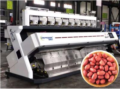 China Precise Rejection Peanut Sorting Equipment , 640 Channels 5t/h Kernel Sorting Machine for sale