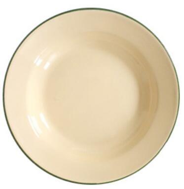 China Enamel Color Viable Hot Selling Simple Soup Dish for sale