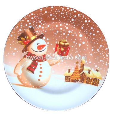 China Sustainable Christmas Christmas Design Melamine Dish for sale