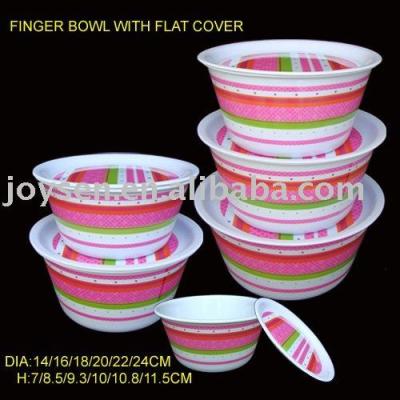 China Disposable melamine storage bowl/finger bowl set for sale