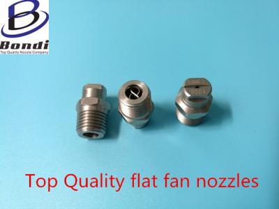 China 1/4'' MEG Flat fan spray nozzles for Road sweeper_304ss jet nozzles for sprinklers for sale