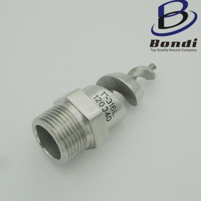 China 1/4 Stainless steel 316 Spiral Nozzle,Dust removal spiral cooling nozzle for sale