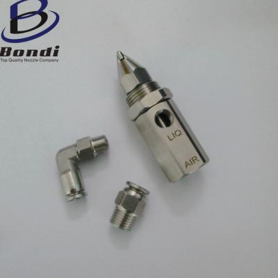 China Industrial Air Stomizing Nozzle, Water Mist Nozzle ,Water And Air Mixed Nozzle for sale