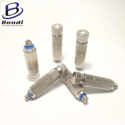 China Cleanable  Fine Fog Water High Pressure Misting Nozzle For Cooling And Humidification for sale