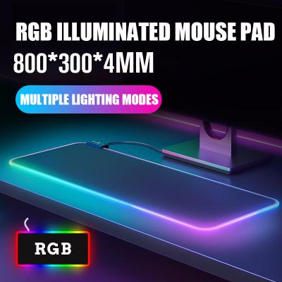 China Water Resistance Various LED Mouse Pad RGB Light Effects Gaming Table Luminescent Pad for sale