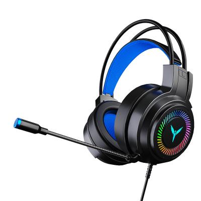 China Earphone Game G60 Gaming Headset Game Wired 7.1 Channel Eating Chicken Headset Computer Notebook Luminescent Headset for sale