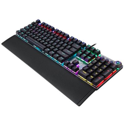 China QQ Mechanical Gaming Keyboard Tarantula F2088 Wired USB RGB LED Gaming Keyboard Green Switch Mechanical Gaming Keyboard Yes for sale