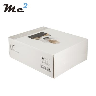 China Recycled Materials White Corrugated Mailing Box Corrugated Cartons Custom Logo for sale