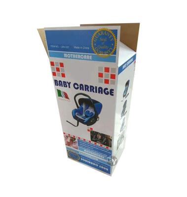 China Recycled Materials Custom Printed Shipping Carton Cardboard Packaging Two Tuck End Corrugated Aircraft Box for sale