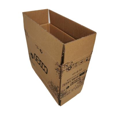 China Recycled Materials Top Selling Double Wall Corrugated Since Small Groove Boxes Packaging Plateless Shipping Cardboard Logo Printed for sale