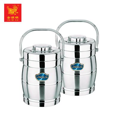 China Sustainable premium quality insulated stainless steel tiffin box lunch with eco friendly material for sale